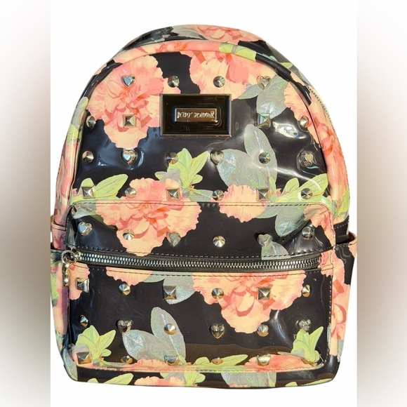 Betsey Johnson Polyurethane Backpack main image 5